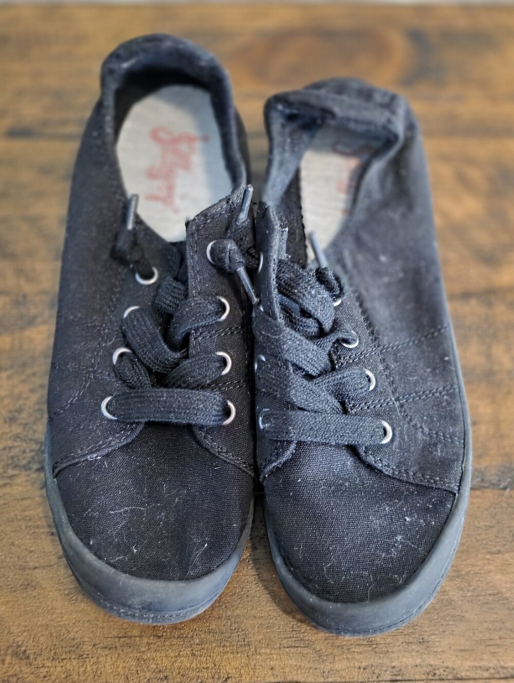 Black Slip On Sneakers